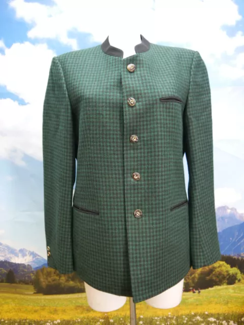 Lodenbaur Schurwolle mit Hahnentrittmuster Janker Trachtenjacke Jacke Gr.50