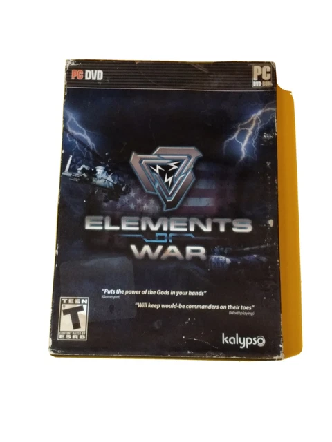 ELEMENTS OF WAR _ Tactical Battlefield RTS Strategy PC Jeu DVD EUR 4,62 ...