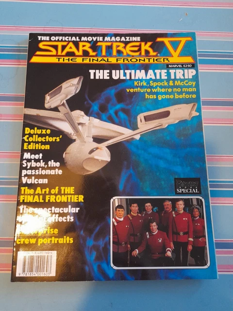 Vintage Star Trek V 5 The Final Frontier Official Movie Magazine 1989