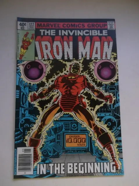Marvel: The Invincible Iron Man #122, Origin Retold, 1979, Vf+ (8.5)!!!