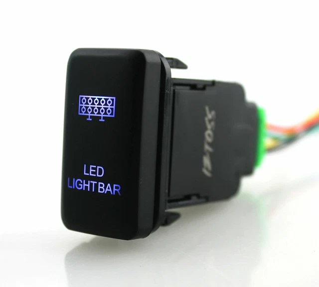 FOR TOYOTA LED Light Bar Switch Push Button FJ Cruiser 4Runner