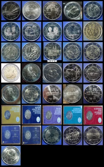 2 EUROS COMMEMORATIVE  Toutes les Pays Disponibles  Années 2021 - UNCIRCULATED