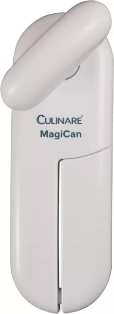 C10015 MagiCan Tin Opener, White, Plastic/Stainless Steel, Manual Can Opener, C