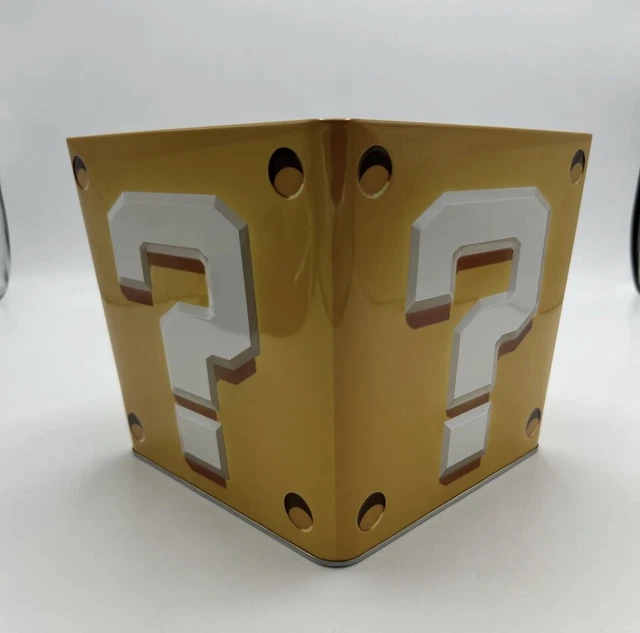 SUPER MARIO BROS Movie Question Block Popcorn Bucket Tin AMC Theaters