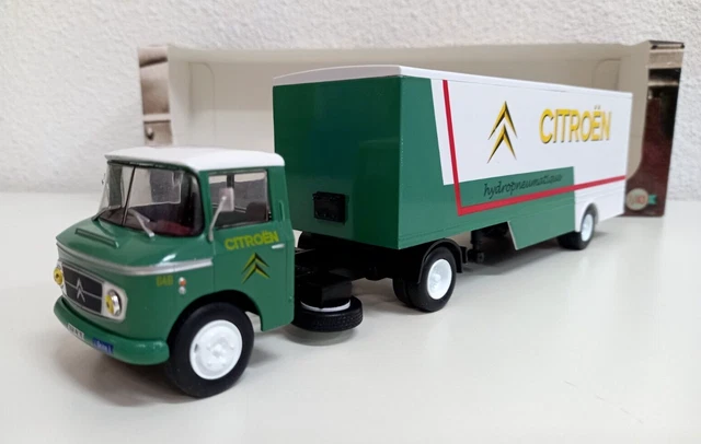 RARE SEMI-REMORQUE CITROEN U55 PORTE VOITURES (1964)- (1/43