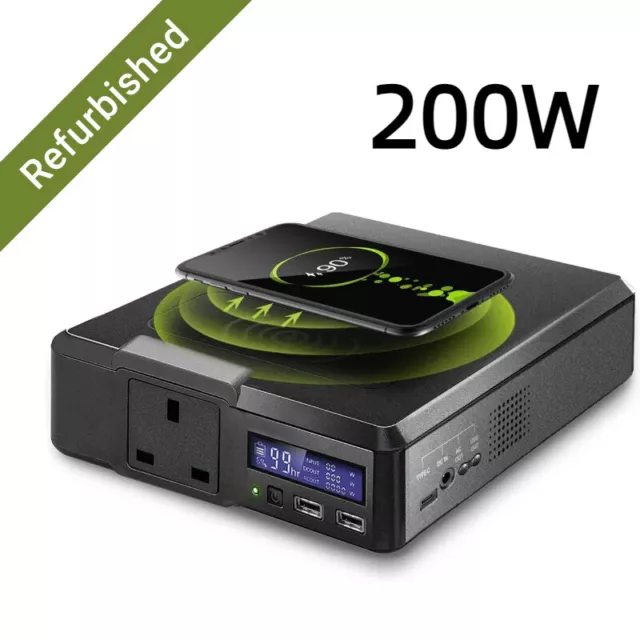 ALLPOWERS 200W Portable Power Station 154Wh Battery Solar Outdoor Generator Camp