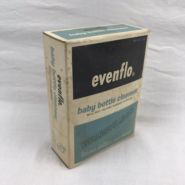 Vtg 1964 Evenflo Baby Bottle Cleaner Burshless - UNOPENED -Pyramid Rubber Co.