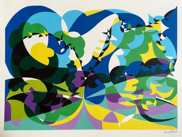 Giacomo balla " Vuelo De Vencejos" Litografía 1968 (Gino Severini Arp - Paul