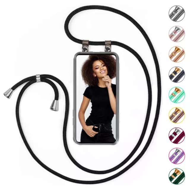 Téléphone Portable Chaîne pour Huawei Mate 10 Pro Coque Avec Ruban Bumper Corde