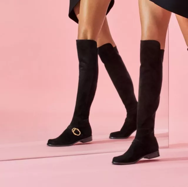 Stuart Weitzman Suede Knee-High SIELLA boots Size 8.5