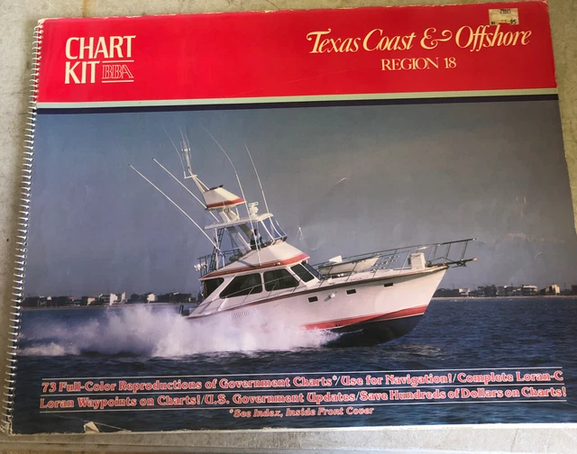 BBA Chart Kit 1988 Texas Coast & Offshore 1st edition