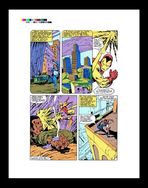 Jerry Bingham Iron Man Annual #5 Rare Production Art Pg 33