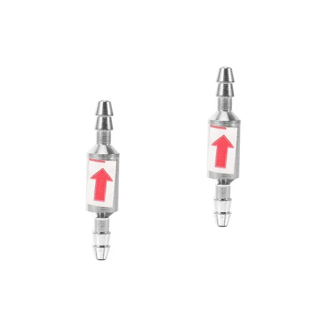 2PCS Valve d'échec pour les lignes d'air de pompe d'air Connecteur en acier