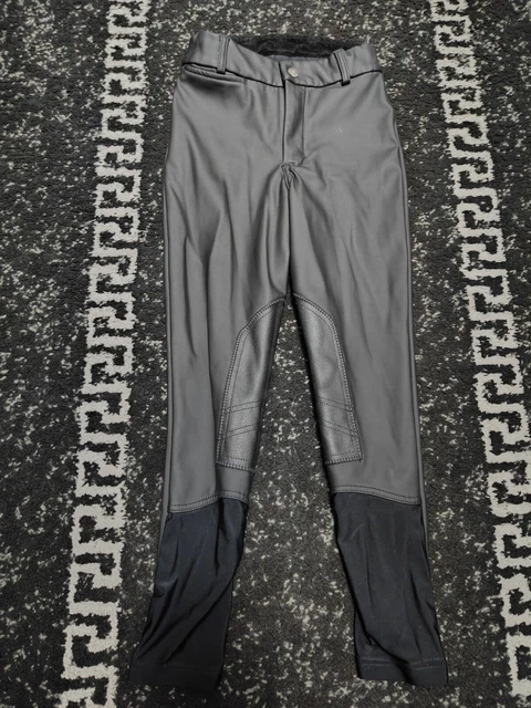 DECATHLON Pantaloni Cavallo Nero Ragazze 6-7 anni