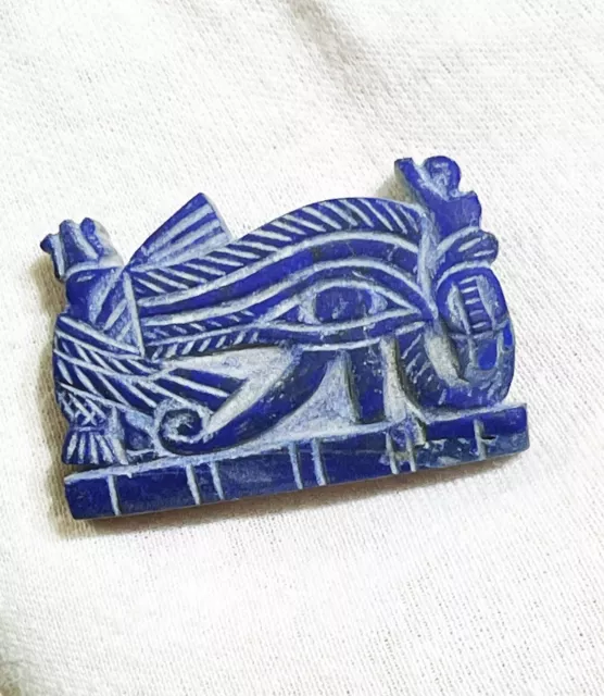 Lapis Lazuli Carved Eye Of Ra