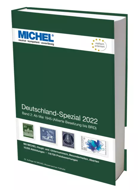 MICHEL Stamp Catalogue Germany Specialized 2022 – Band 2 Neu