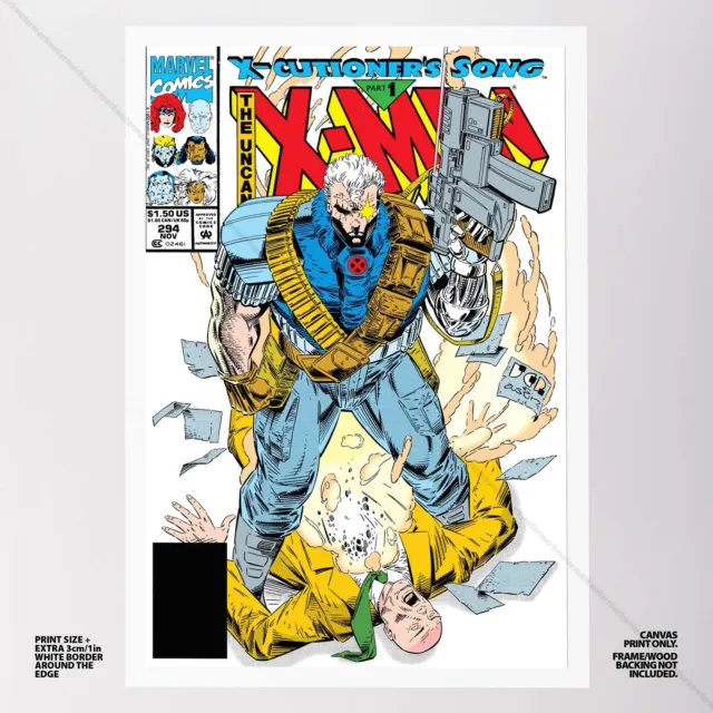 Uncanny X-Men Poster Canvas Vol 1 #294 Xmen Marvel Comic Book Art Print 2