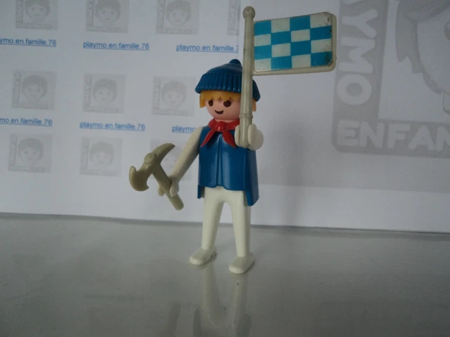 LOT PLAYMOBIL Vintage Pirates Marins Anglais - Sets 3546/3550 De 1978, Bon état, Pièces Mixées (personnages, Drapeau, Etc.)