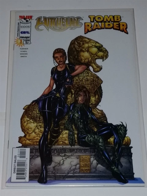 Witchblade Tomb Raider #1 Variant B Nm+ (9.6 Or Better) Top Cow December 1998