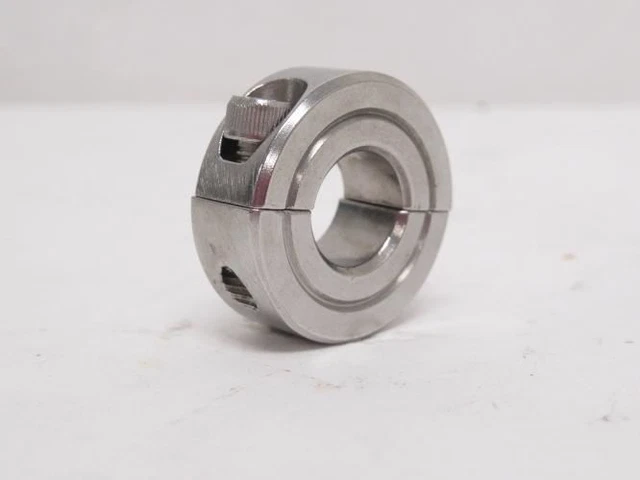 192239 Old-Stock; MFG- 1L717 Shaft Clamp Collar; SS; 1/2"ID x 1-1/8"OD; 2-Piece