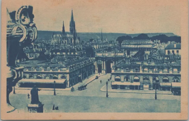 Nancy France L'Arc de Triomphe Humblot et cie Nancy Cyanotype Postcard Unposted