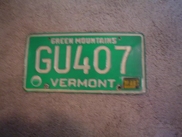 Vermont Green Mts      License Plate Buy All States Here Free Shipping