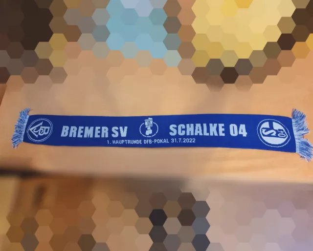 Bremer SV Schal DFB Pokal FC Schalke 04 Fanschal Pokalrunde Fußball Bundesliga