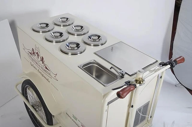 Vintage Handmade Ice Cream Cart Plug In