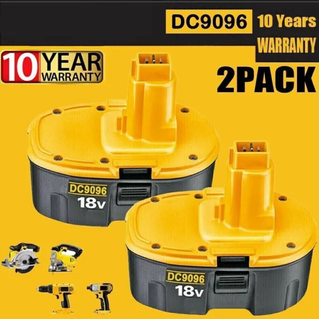 2X 18 Volt XRP 4.0AH Battery For Dewalt DC9096 DC9098 DC9099 DC9096 DC9096S Tool