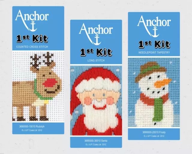 Anchor Cross Long Stitch Tapestry Kit -Perfect for Children/ Beginners -  1st Kit
