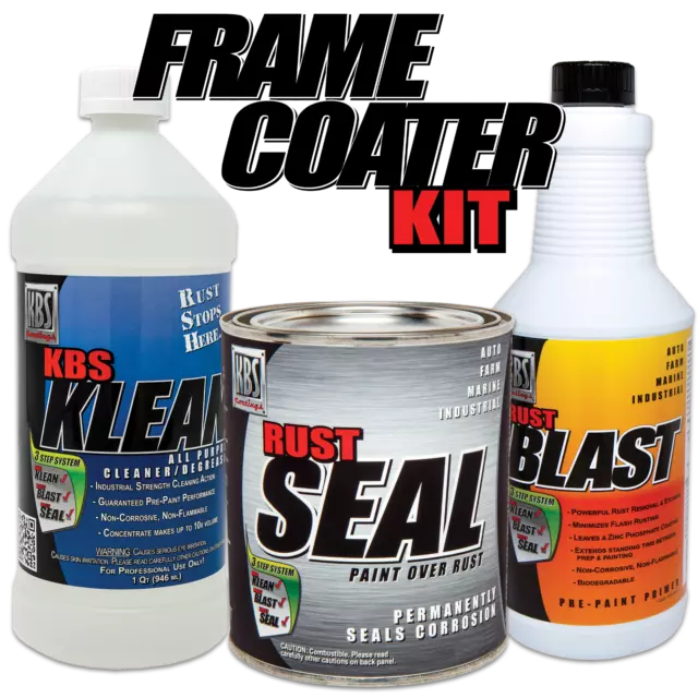 Frame Coater Kit - Chassis Paint - Stop Rust - Rust Prevention by KBS Coatings