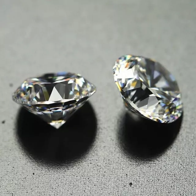 Moissanite Diamante,16 Cuori 16 Frecce Taglio Rotondo VVS Taglio Con Certificato 3