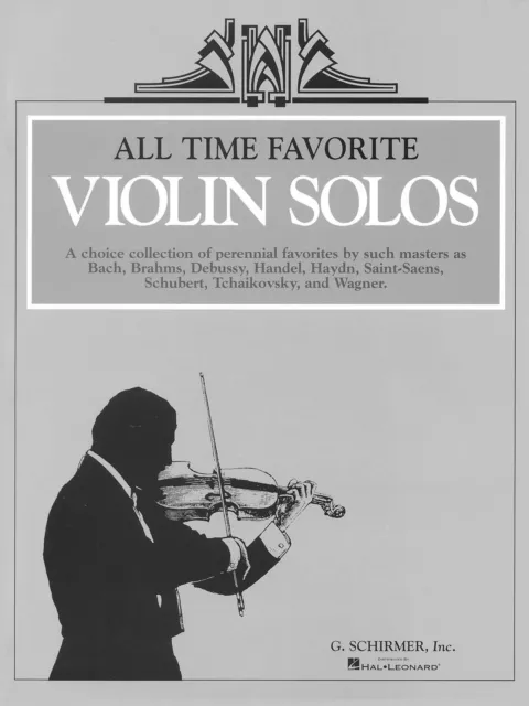 All Time Favorite Violin Solos  Violin and Piano  Book [Softcover]