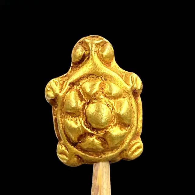 Vintage Gold bead Turtle Animals figures Beads from Pyu Period South east Asia