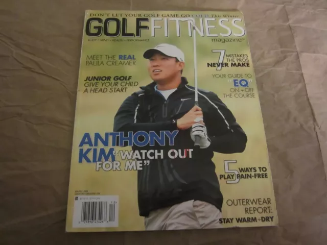 Anthony Kim Golfer Autographed Signed Golf Fitness Magazine PGA Golf