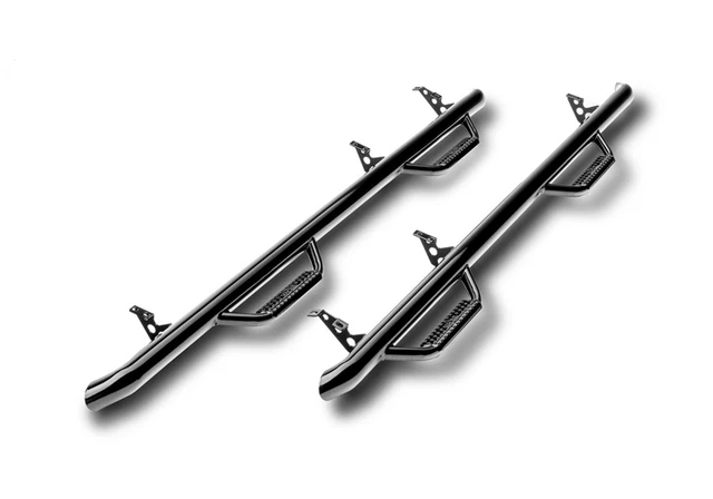 N-Fab C0189CC Wheel To Wheel Nerf Step Bar Fits 04-06 Sierra 1500 Silverado 1500