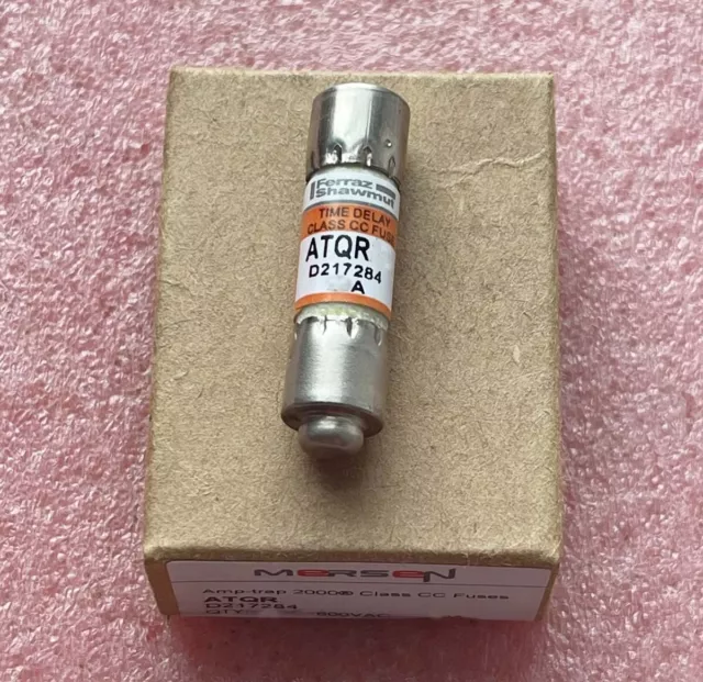 1pc ATQR-6 ATQR6 ATQR 6A 600Vac Ferraz Shawmut / Mersen Time Delay Fuse