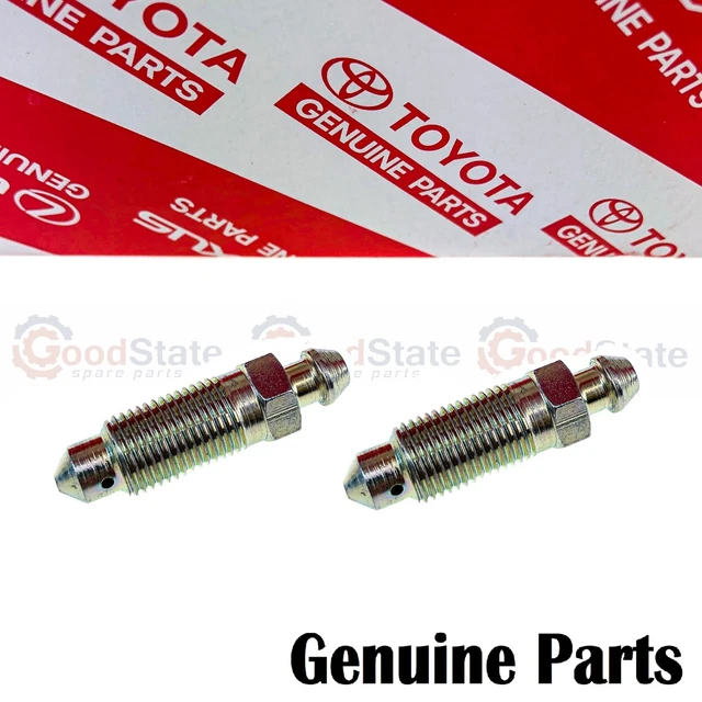 GENUINE TOYOTA LANDCRUISER 200 Series Front Disc Brake Bleed Nipple x2
