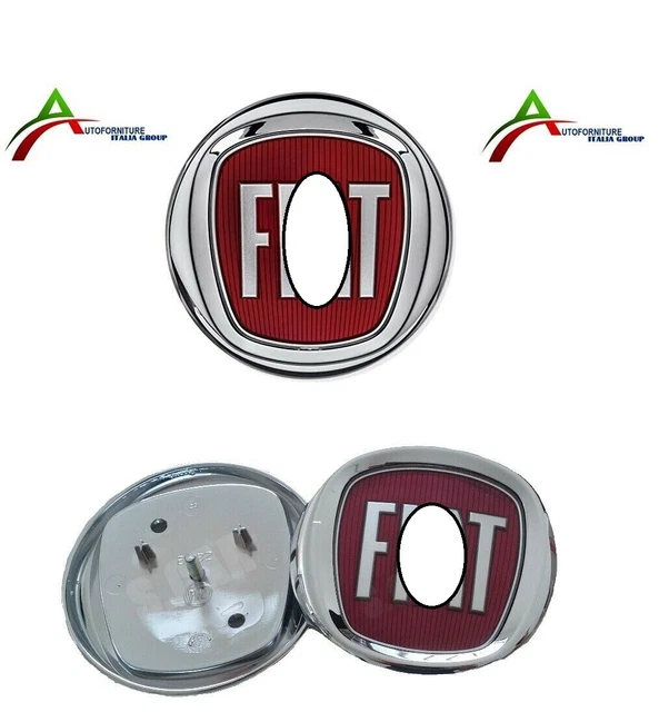 Fregio Stemma Logo Per Fiat 500 Panda Dobl&ograve; Sedici Grande Punto 95mm