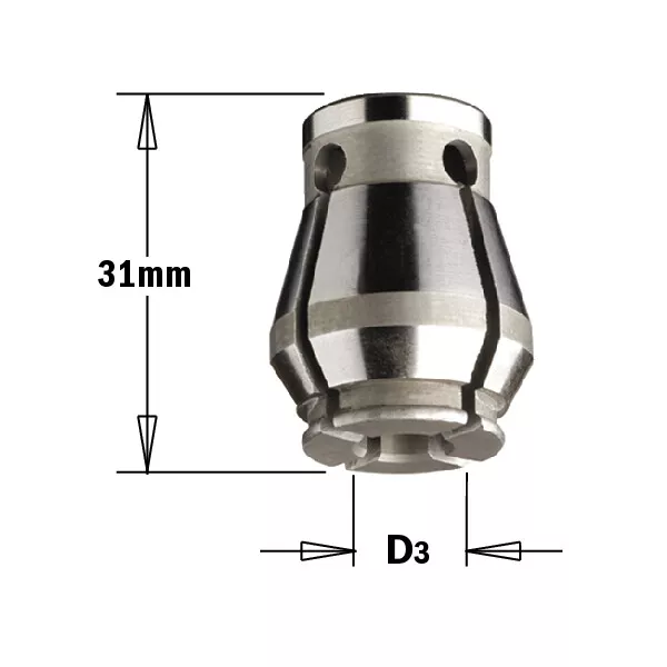 124 Cmt Pinces Biconiques Pour Mandrins 123