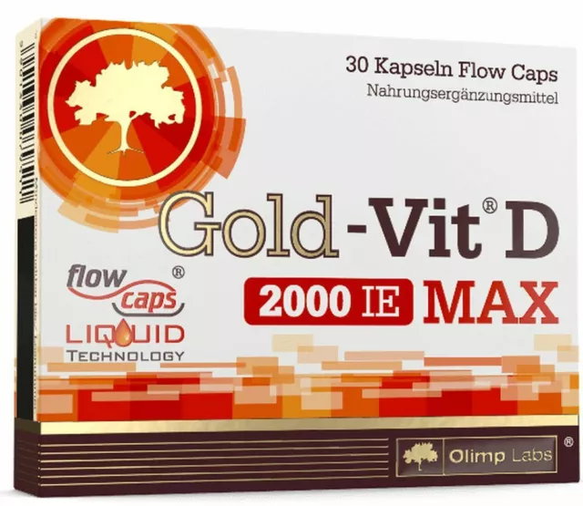 Olimp Gold-Vit D 2000 IE MAX- 6x30 Flüssigkapseln (56,90 EUR/100 g)