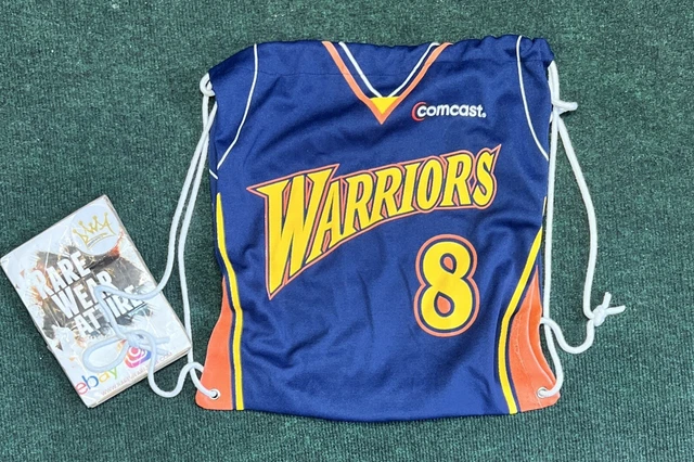 Adidas Monta Ellis #8 Golden State Warriors Blue Orange Jersey - Youth Medium YM
