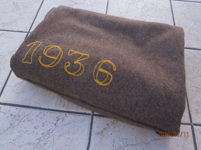 COUVERTURE RÉGLEMENTAIRE ARMÉE Française 1936 WW2 1939-1940 EUR 65,00 - FR