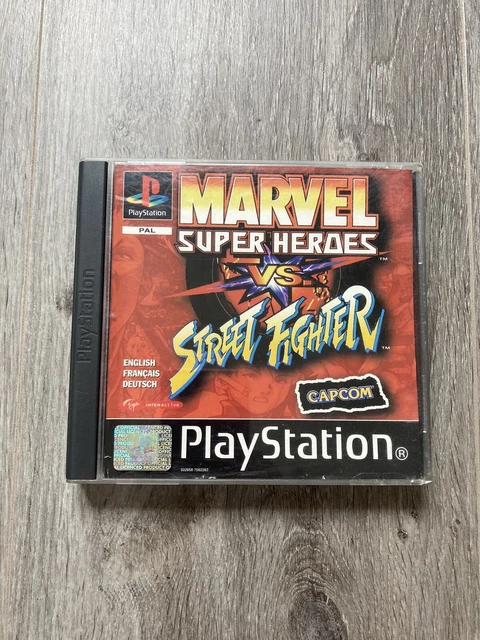 Marvel Super Heroes Vs Street Fighter Sur PS1 - Version Française (VF) - Très Bon état