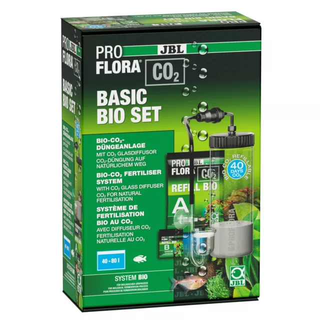 JBL Proflora bio80 - Fertilisation pour Aquarium Croissance des Plantes Bio-CO2