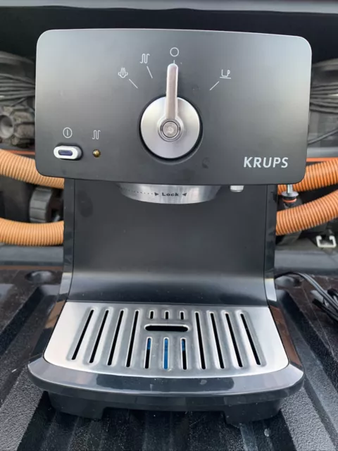 Krups Steam Espresso Maker XP 5000 Cappuccino Latte Coffee Machine Black