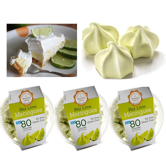 3 Clé Citron Tarte Meringue Cookies sans Gluten Graisse Pareve Collations Bonbon