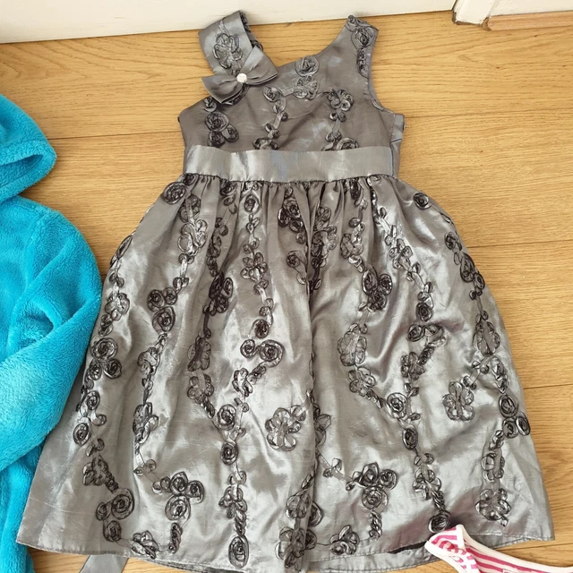 Bundle Of Girls Clothes Dress fluffy hoodie Next H&M George PRIMARK size 5-6 2