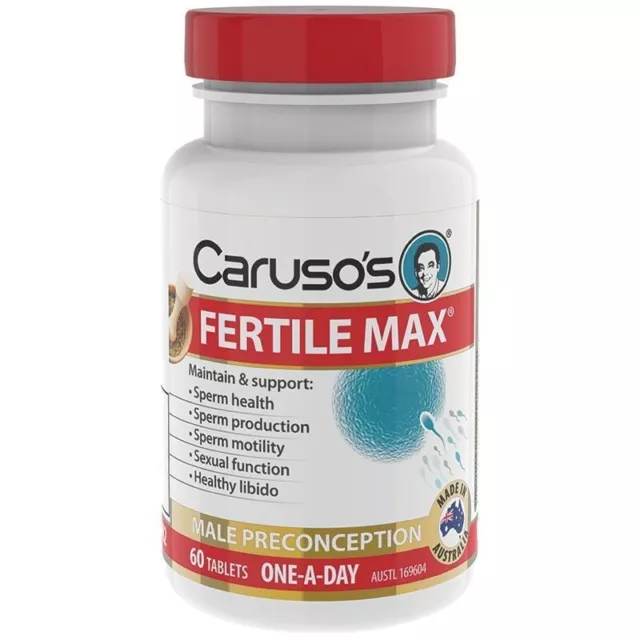 Carusos Natural Health Fertile Max (Sperm Max) 60 Tablets