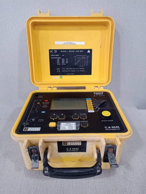 Chauvin Arnoux C.a 6545 Megohmmeter Ca6545 For Parts